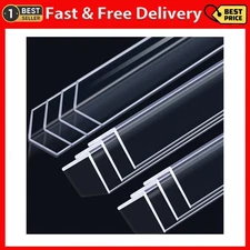 Sasylvia 10 Pcs Wall Corner Protector Guards, Vinyl 3/4 x 48 Inches Corner Tr...