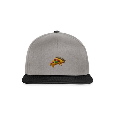 Ein Stück Pizza Stickerei Snapback Cap