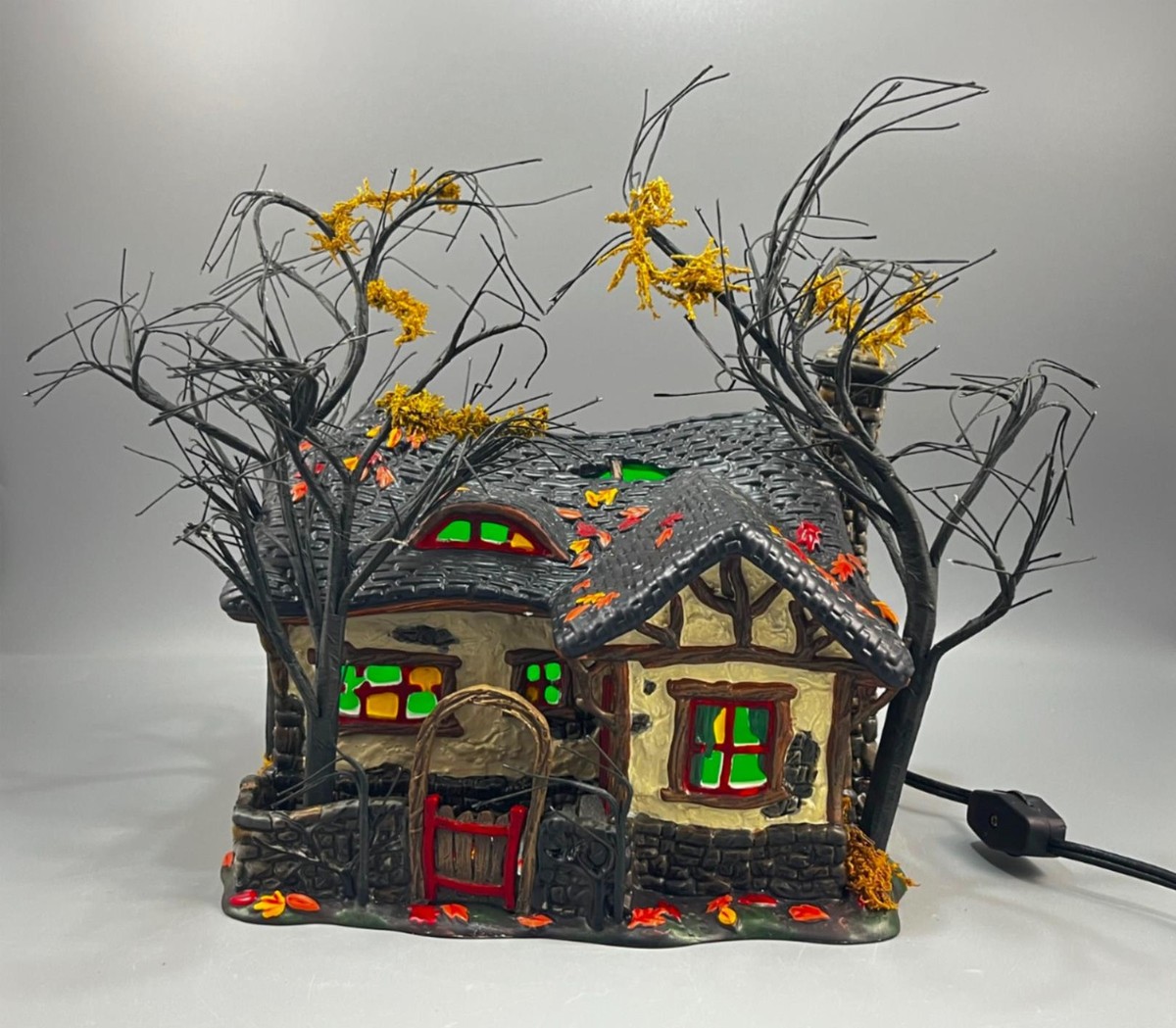 Department 56 Snow Village Halloween Deep Wood Haunt House Lighted