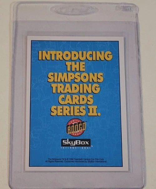 The Simpsons SkyBox Collectable Trading Cards for sale