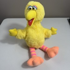 Vintage Big Bird Plush 13" Playskool Sesame Street 1986 70205
