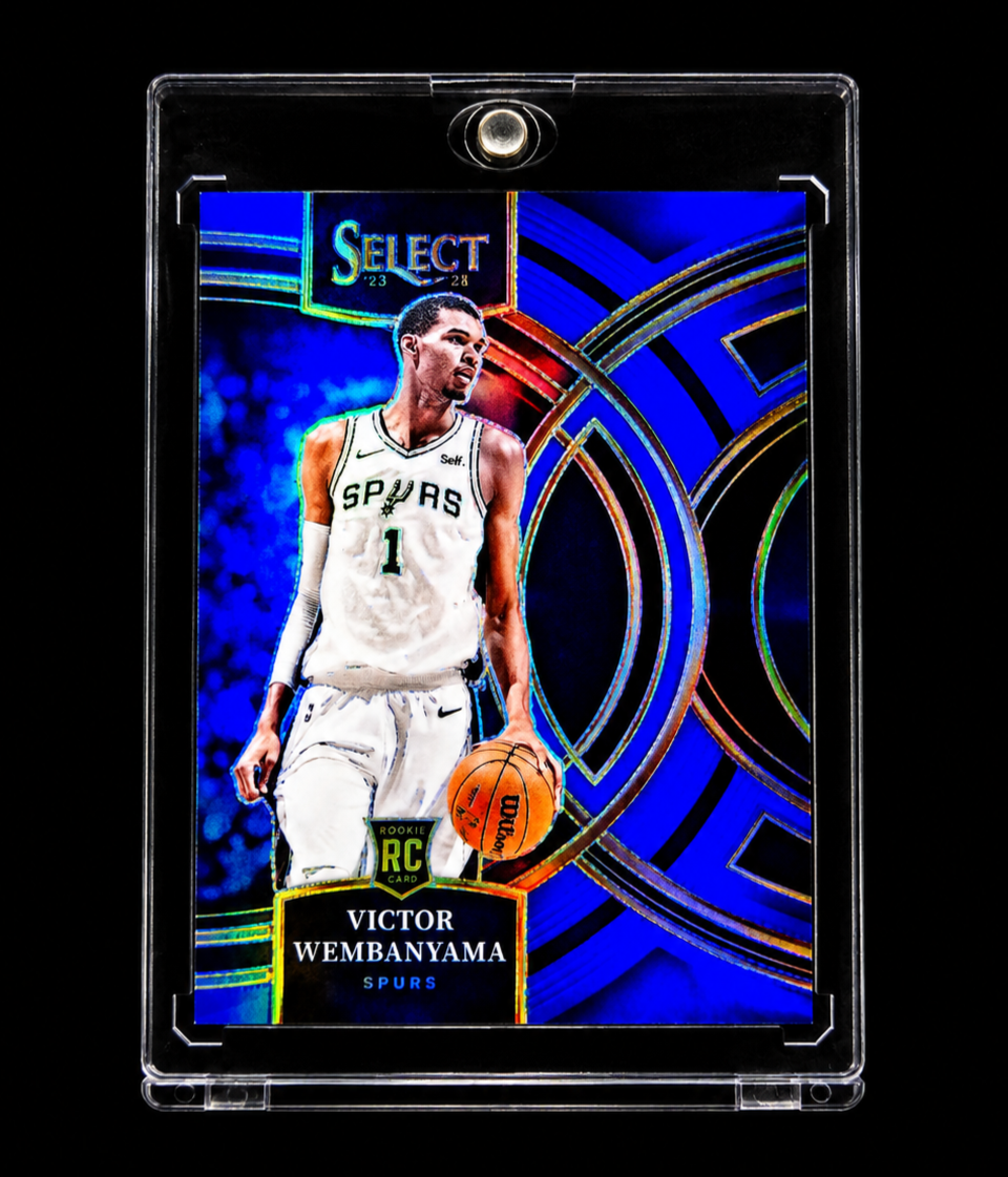 VICTOR WEMBANYAMA BLUE ROOKIE PRIZM RARE Panini 2023-24 Wemby RC