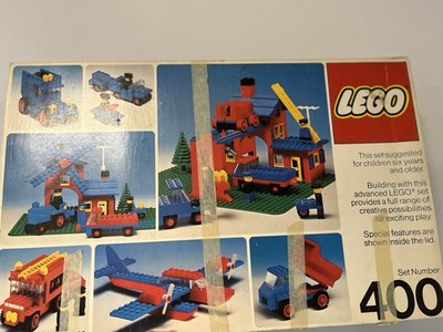 Lego 1976 Vintage Universal Building Set 400 part pieces box AS IS old