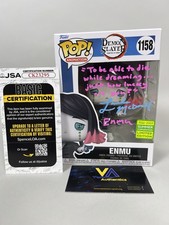 Landon McDonald Signed Enmu Demon Slayer 1158 Funko Pop w/ JSA COA