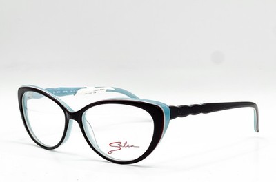 NEW SALSA SA 3011 BROWN BLUE AUTHENTIC EYEGLASSES 54-14