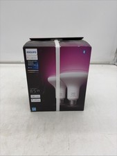 Philips Hue 578096 BR-30 E26 LED White & Color Smart Bulb - 2 Pack