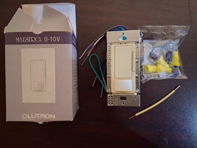 Lutron Maestro 0-10V Dimmer Sensor Switch Model MS-Z101-IV
