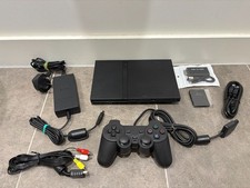 Sony PlayStation 2 PS2 Slim Black Console(Reconditioned)SCPH-70003 (HDMI+MEMORY)