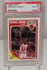 1989 Fleer Basketball MICHAEL JORDAN Card #21 Graded PSA 8 Chicago Bulls HOFer