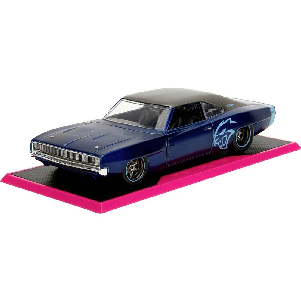 Dodge Charger 1968 voiture miniature rose Jada Toys modèle fini