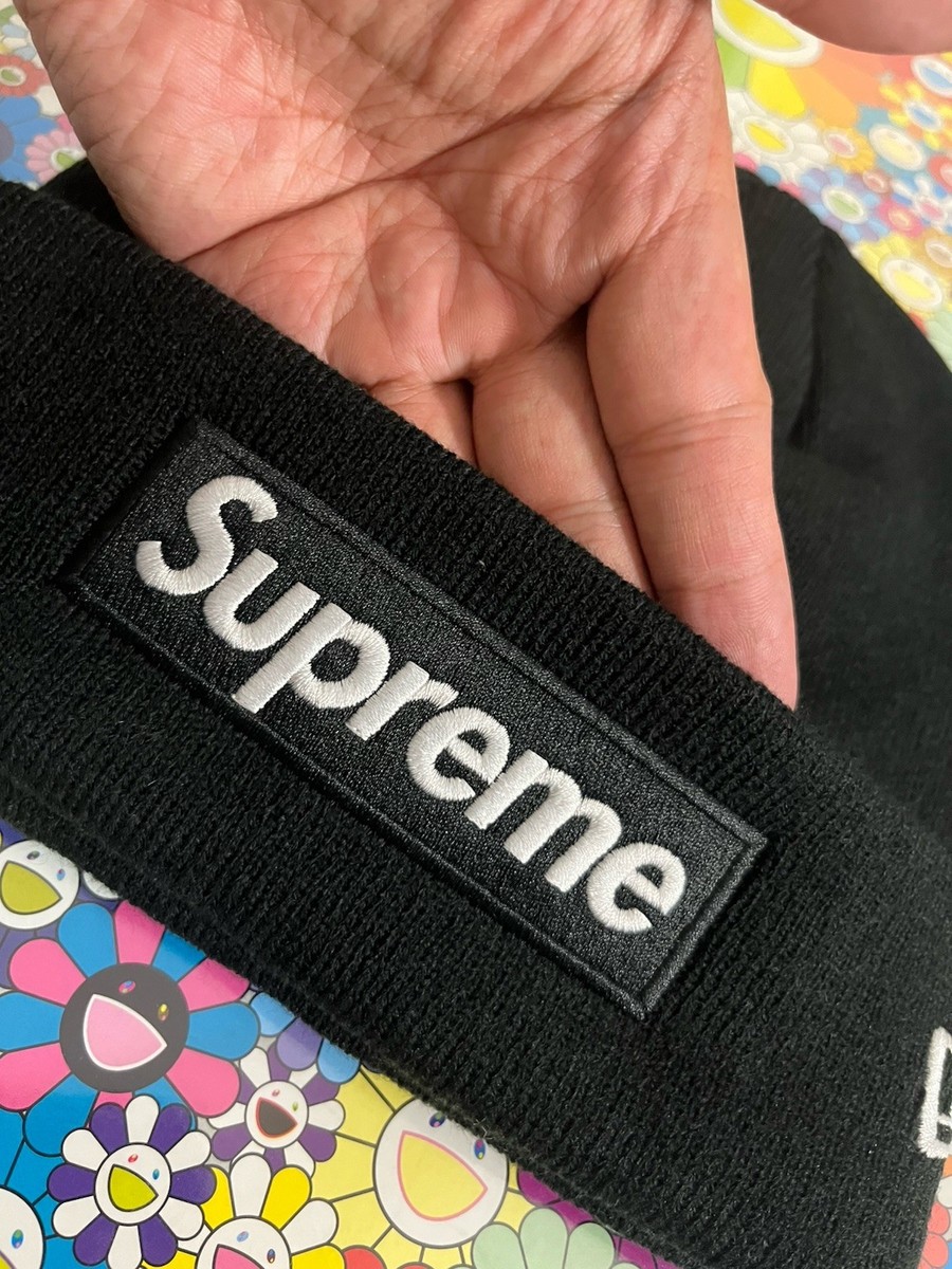 Supreme Box Logo Black Beanie “World Famous” FW21 - New Without