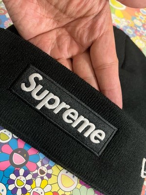 Supreme Box Logo Black Beanie “World Famous” FW21 - New Without