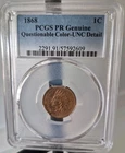 1868 1c Indian Head Cent  PCGS PROOF UNC