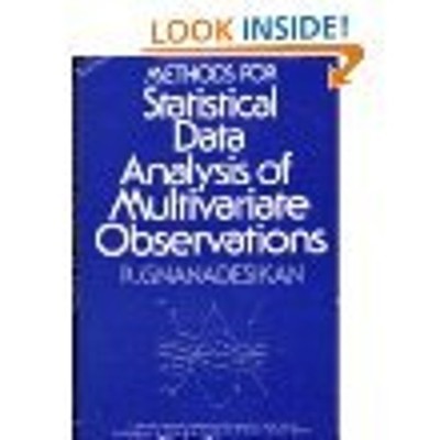 Methods for Statistical Data Analysis of Multivariate Observation