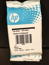 HP N9J92A Original Ink Cartridge 64XL Black Ink Cartridge.