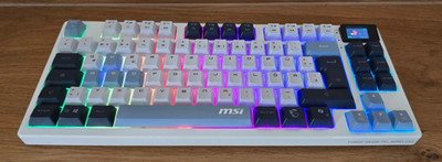 MSI Forge GK600 TKL Wireless Sky Gaming Tastatur, DE-Layout
