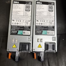 Lot of 2 Dell PowerEdge 0953MX 750W 80 Plus Platinum Server Power Supply
