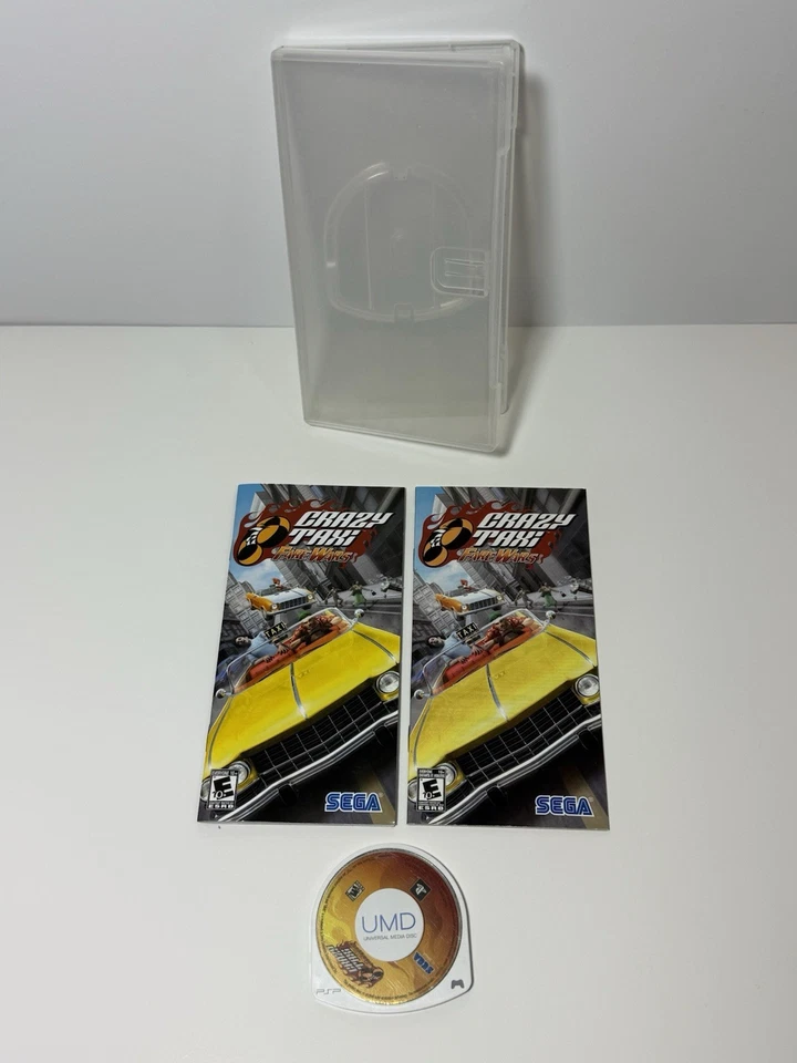 Crazy Taxi: Fare Wars (Sony PSP, 2007) With Manual Case Only No Artwork Tested - Image 2 of 4