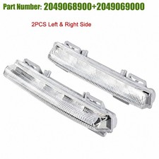 2pcs Led Daytime Running Light Drl Fog Lamp For Mercedes E350 E400 E63 Amg W212