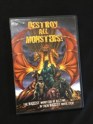 Destroy All Monsters (DVD, 2000) 1968 Very RARE Godzilla Japan