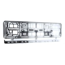 EINPARTS Kennzeichenhalter Nummernschildhalter chrom Universal