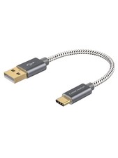 CableCreation 6 inch USB C Cable Short, A to C Fast 0.5FT, Space Gray 