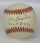 Tommy Lasorda Autographed Signed "HOF" Rawlings Official Baseball LA Dodgers