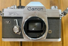 Canon Camera FTb QL 35mm SLR Body - Exceptionally Clean - READ No Batt Cap 