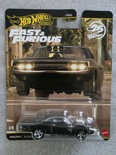 Hot Wheels Premium Fast And Furious - 1970 Dodge Charger Rt 15 Chase