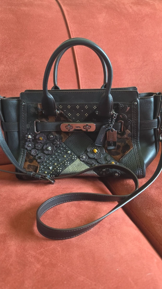 Coach Swagger Leather Exterior Satchel/Top Handle Bag Handbags