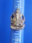 Vintage Brass Bronze Lord Hindu Ganesh Elephant Ring. Size 8.5