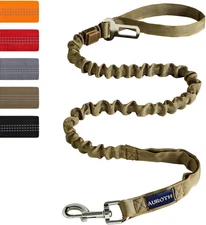 Heavy Duty Bungee Dog Leash for Medium Large Breed Dogs, No Pull Leashes for Sho