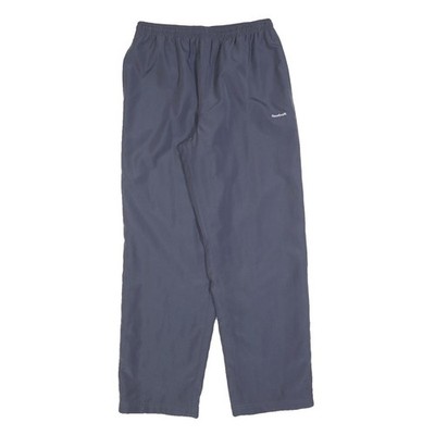 REEBOK Damen Jogginghose Slim Gerade Navy Blau UK 14 W28 L30 Freizeit