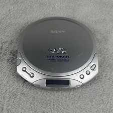 Vintage Sony Walkman D-E220 Portable CD Player ESPMAX Silver Fully Working
