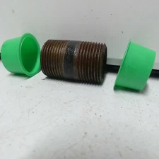 Qty 25: Caplug T-15 Tapered Green Cap Plug 1" NPT ~ High Temp ~ Qty Disc