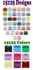 500 15125 DESIGN  COLOR LOT APPLE MINI ZIP BAGGIES 250 DESIGNS 250 COLORS