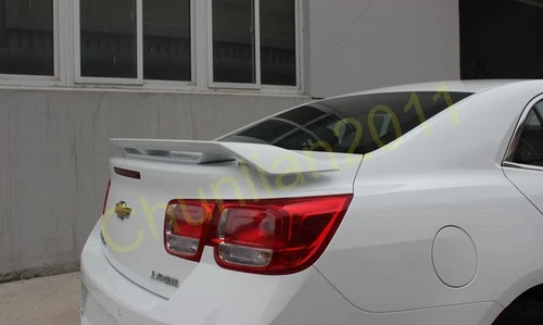 Unpainted Double Layer Spoiler Wing For 2011-2023 Chevy Chevrolet Malibu Sedan - Picture 5 of 8