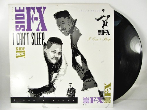 SIDE F-X I Can't Sleep Nasty Mix Records12" Single LP Record w/ 4 Mixes side fx