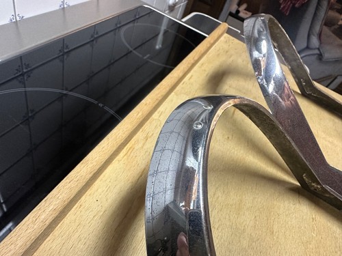 Paar BOSCH Chrom Lampenring Zier Rahmen Scheinwerfer W 108 109 111 Cp., Mercedes - Bild 6 von 10