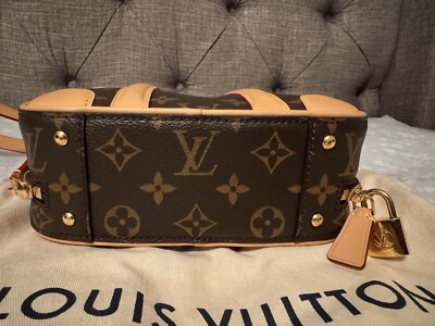 Louis Vuitton M44804 Valisette BB Monogram Natural Handbag