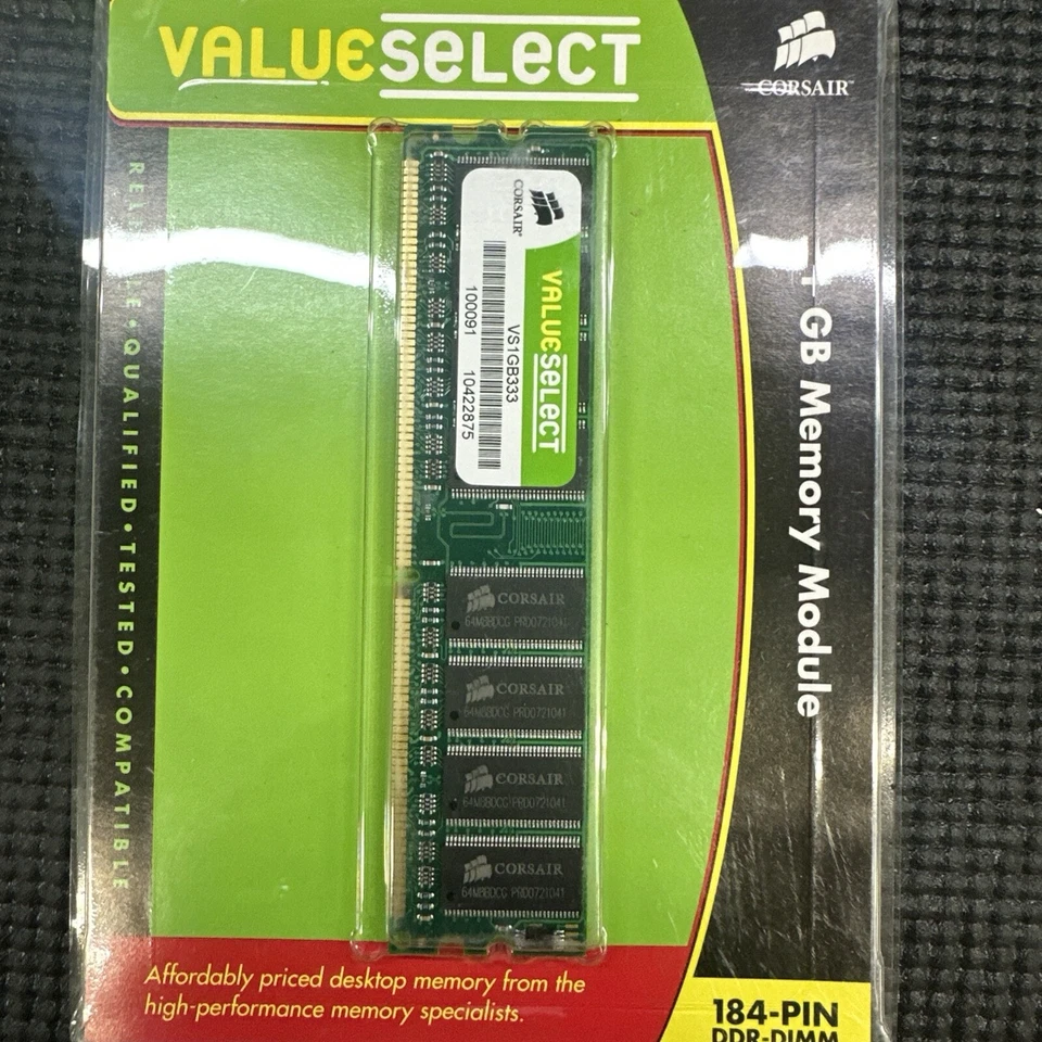Corsair DDR1 1GB Value Select Ram Memory 400 MHz VS1GB400C3 - Image 3 of 4