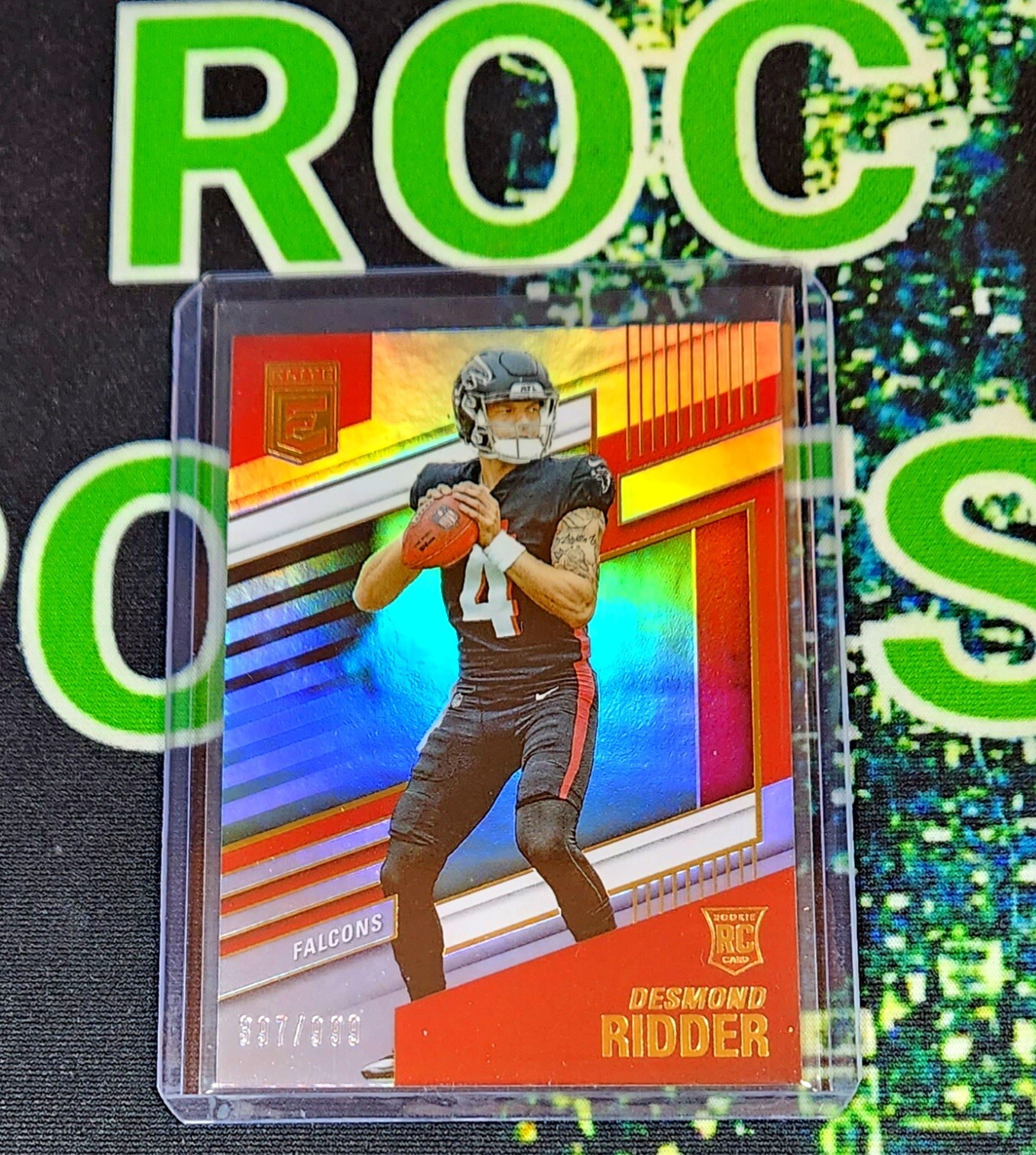 2022 Panini Donruss Elite Desmond Ridder Rookie SP RC Holo #397/999 Mint