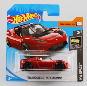 Hot Wheels 2019 Tesla Roadster With Starman 109250 Hw Space