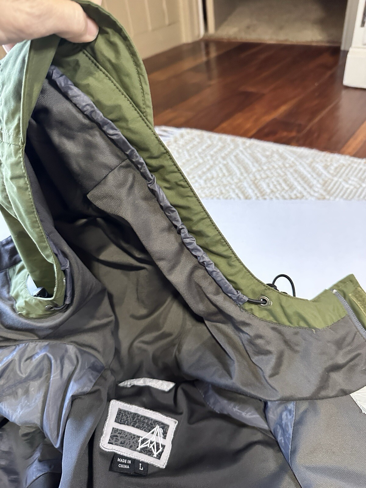 Section Men Jacket Large Green Gray Snowboard Ful… - image 8