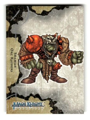 Mage Knight Rebellion Shaman Orc Raiders Card #RE39