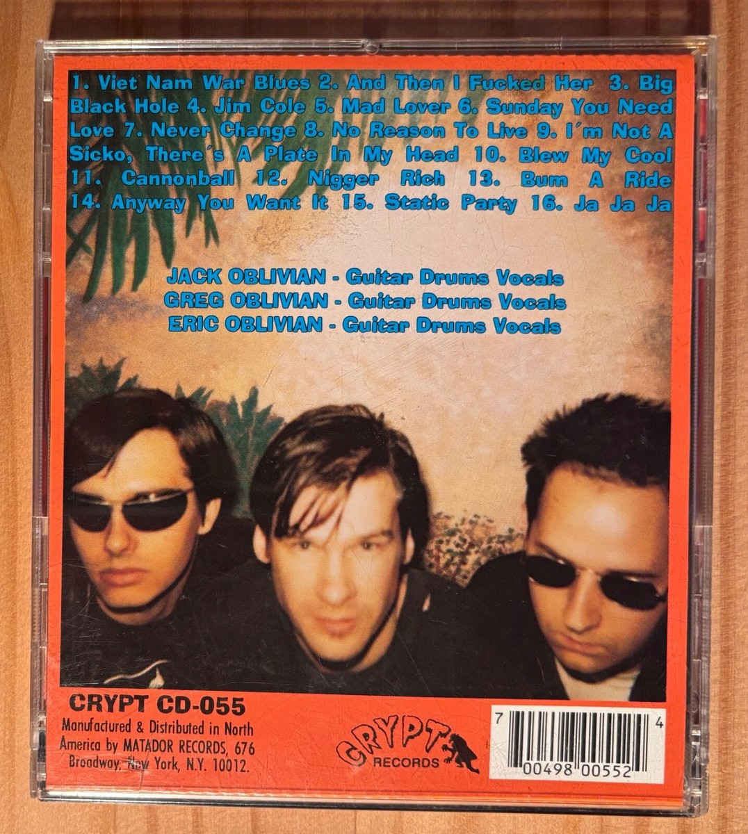 米LP Oblivians Soul Food CRYPT055 CRYPT RECORDS /00260 OBLIVIANS 
