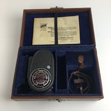 Bell  Howell Filmo Sportster Double Run Eight Movie Camera Vintage Leather Box