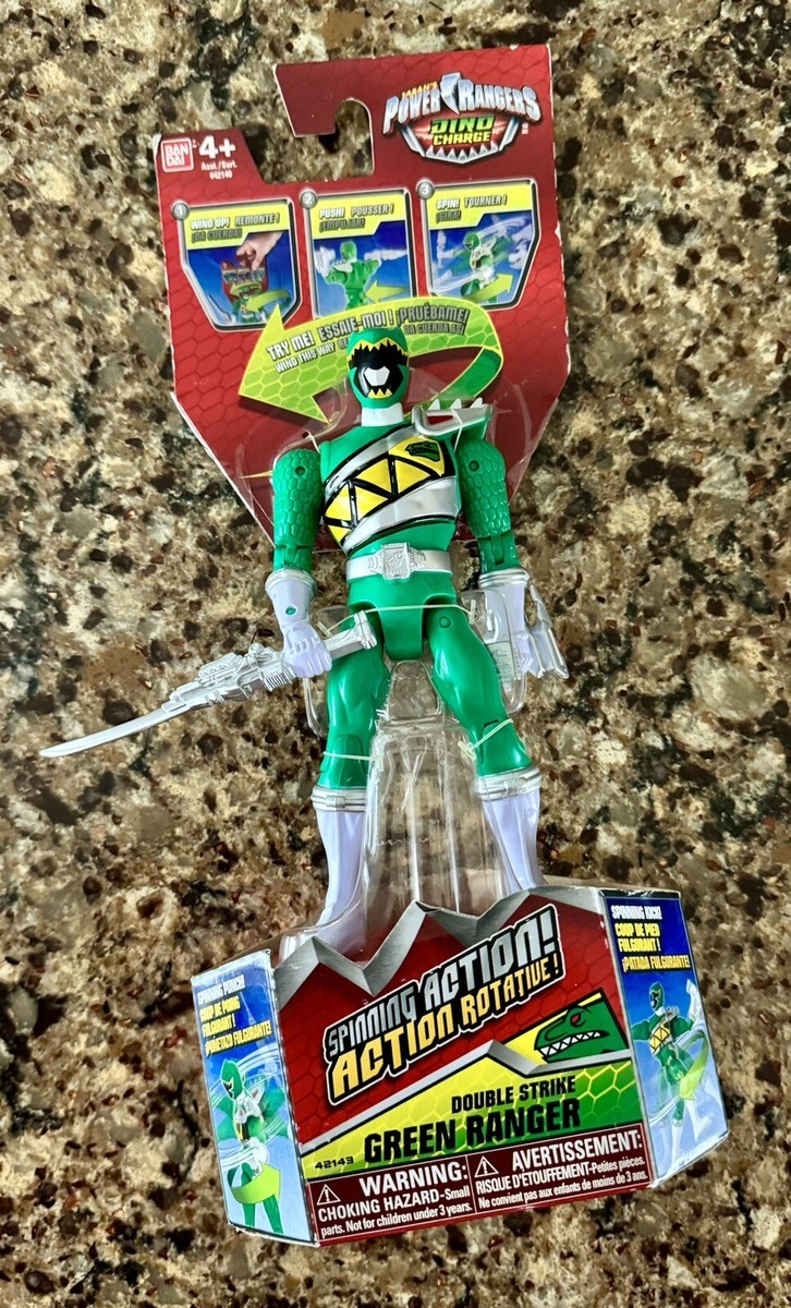 Power Rangers Dino Charge Spinning Action Double Strike Green Ranger - Main Image
