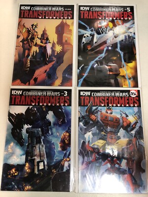 Transformers Windblade (2014) #1 2 3 4 1-4 (VF/NM) Complete Set IDW