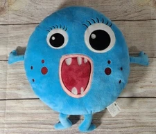 Fun Express Plush Round Pillow Stuffed Animal Blue 14" 2018